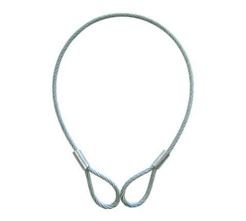 LINA STALOWA Z PĘTELKAMI 4.0MM 3MB UN