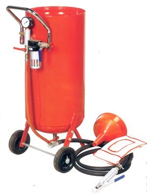 MOBILNA PIASKARKA SYFONOWA Z LEJKIEM, 76 L KING TONY