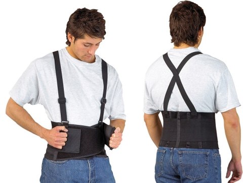 PAS BIODROWY PODTRZYMUJĄCY PLECY PW80 ROZMIAR XL PORTWEST