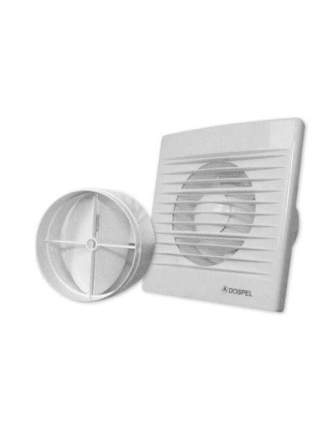 WENTYLATOR ŚCIENNY STYL 100 WC Z PRZEPUSTNICĄ DOSPEL