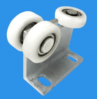 WÓZEK PODWIESZANY 3 ROLKI Z TWORZYWA FI43/PR.50 P-3T-50 UN