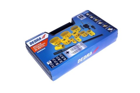 ZESTAW OTWORNIC BI-METALOWYCH 15 SZT. DEDRA
