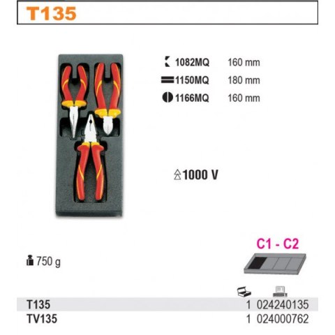 ZESTAW SZCZYPIEC MQ WE WKŁADCE Z TWORZYWA 3SZT BETA