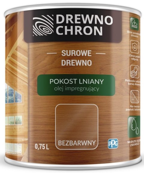 POKOST LNIANY BEZBARWNY 0,75L JEDYNKA