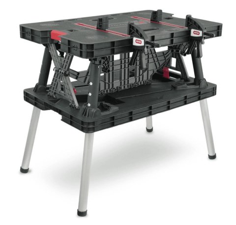 STÓŁ WARSZTATOWY SKŁADANY OBCIĄŻENIE MAX 453KG UN