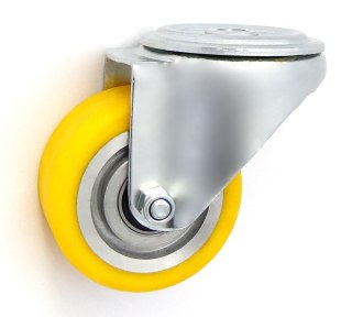 KOŁO ALUMINIUM-POLIURETAN 80MM OBUDOWA Z OTWOREM A8P UN