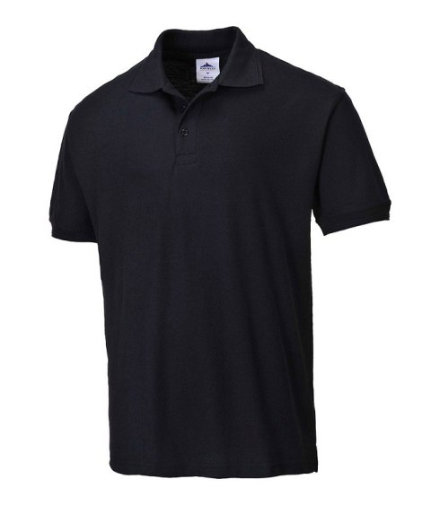 KOSZULKA POLO NAPLES, B210 CZARNA ROZMIAR XL PORTWEST