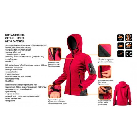 KURTKA SOFTSHELL DAMSKA S NEO