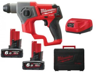 MŁOTOWIERTARKA SDS+ M12 CH-602X 2*6.0AH MILWAUKEE