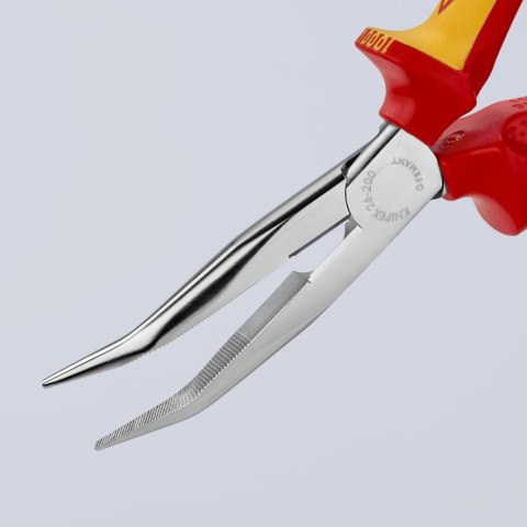 SZCZYPCE IZOLOWANE WYDŁUŻONE WYGIĘTE TNĄCE PÓŁOKRĄGŁE 200MM KNIPEX