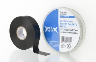 TAŚMA ELEKTROIZOLACYJNA 0.18M*19MM CZARNA BM GROUP