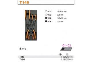 ZESTAW SZCZYPIEC WE WKŁADCE Z TWORZYWA 4SZT BETA