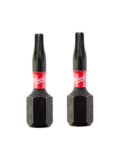 BIT, GROT, KOŃCÓWKA TORX TX10 25MM 2 SZT. MILWAUKEE