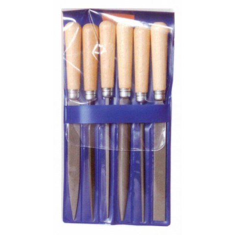 KOMPLET PILNIKÓW KLUCZYKOWYCH 6 SZTUK 100-2 UN