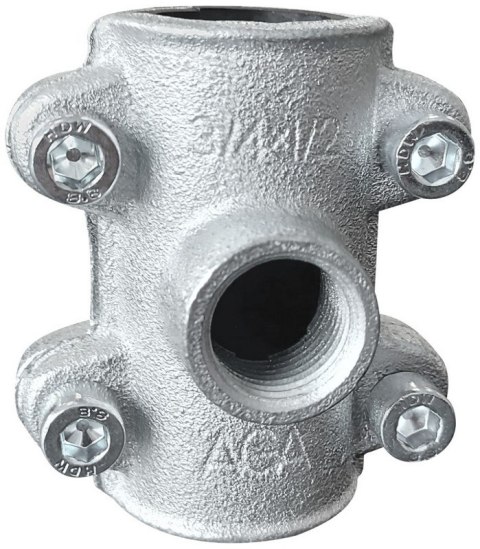 OBEJMA NAPRAWCZA OBD 1X1/2'' AGA Z WYJŚCIEM BOCZNYM UN