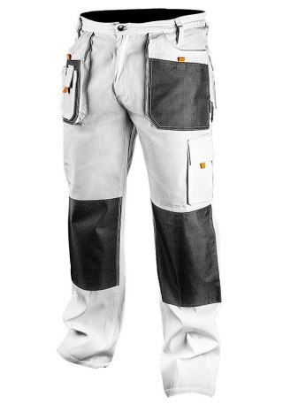 SPODNIE ROBOCZE BIAŁE L/52 NEO
