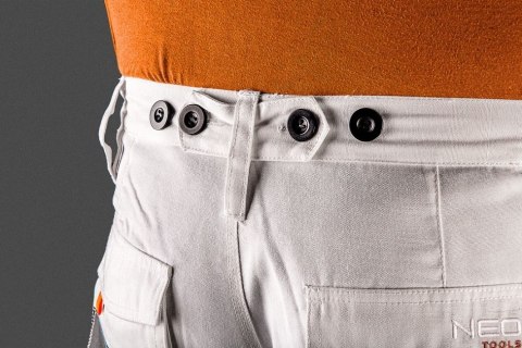 SPODNIE ROBOCZE BIAŁE M/50 NEO