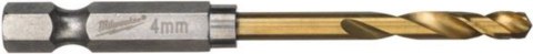 WIERTŁO DO METALU HSS-G TIN 4MM 2 SZT. MILWAUKEE