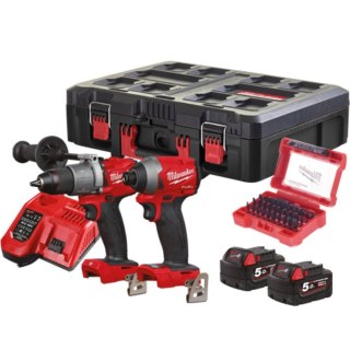 ZEST. ELEKTRONARZĘDZI AKUM. FPD2-0+FID2-0+BITY+2*5.0 AH MILWAUKEE