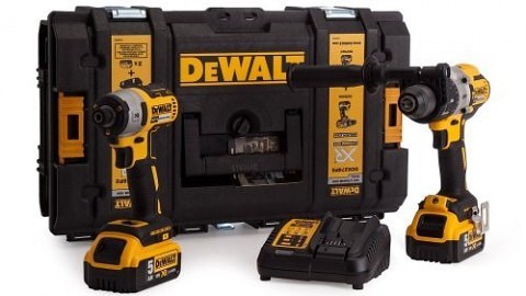 ZESTAW NARZĘDZI 18V DCD996 + DCF887 2*5.0AH DEWALT