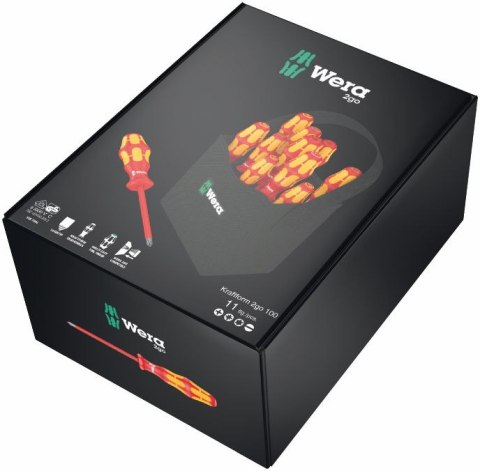 ZESTAW WKRĘTAKÓW KRAFTFORM 2GO 100 11SZTUK WERA