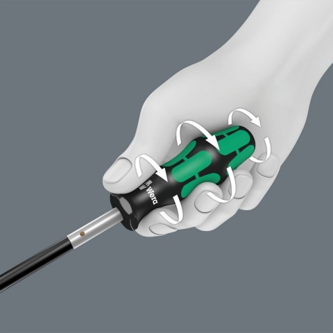 391 WKRĘTAK NASADOWY Z GIĘTKIM TRZPIENIEM 0300 WERA