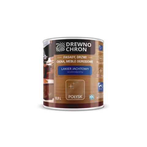 DREWNOCHRON LAKIER JACHTOWY PÓŁMAT 2,5L DREWNOCHRON