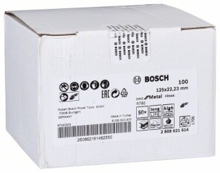 KRĄŻEK FIBRA BEST FOR METAL+INOX TYTAN R780 125MM G100 BOSCH