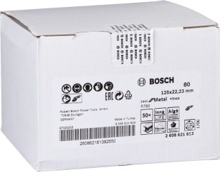 KRĄŻEK FIBRA BEST FOR METAL+INOX TYTAN R780 125MM G80 BOSCH