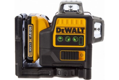 LASER LINIOWY 3-PŁASZCZYZNOWY 10,8V 2,0AH ZIELONA WIĄZKA DEWALT