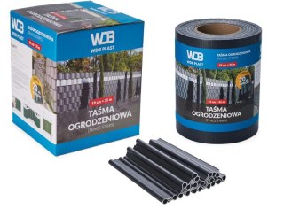 TAŚMA OGRODZENIOWA 450 SZARA MIĘKKA 190MM*35MB UN