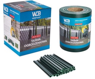TAŚMA OGRODZENIOWA 450 ZIELONA MIĘKKA 190MM*35MB UN