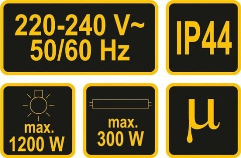 CZUJNIK RUCHU PIR IP44 BIAŁY VOREL