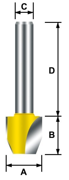 FREZ DO POWIERZCHNI BOCZNYCH 12.7 MAKITA