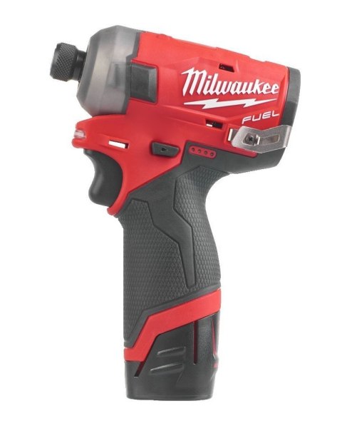 KLUCZ UDAROWY AKUMULATOROWY 1/4'' M12FQID-202X 2*2.0AH MILWAUKEE