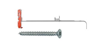 KOŁEK DUOTEC 10 S ZACISKOWY Z WKRĘTEM DO PŁYT G-K FISCHER