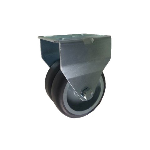 KOŁO MEBLOWE TANDEM TWORZYWO+GUMA 75MM OBUDOWA STAŁA M73T2 UN