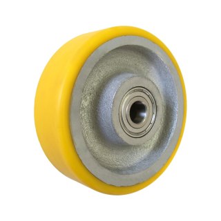 KOŁO ŻELIWO-POLIURETAN 125MM BEZ OBUDOWY 20ZP UN
