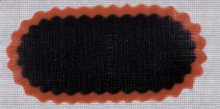 ŁATKA DO DĘTEK MOTOCYKLOWYCH, SAMOCHODOWYCH NR 7 74X37MM UN