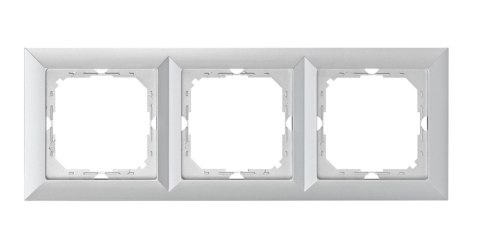 PERŁA RAMKA POTRÓJNA SREBRNY ABEX