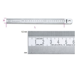 PRZYMIAR KRESKOWY PÓŁSZTYWNY, ZE STALI NIERDZEWNEJ 1000MM BETA