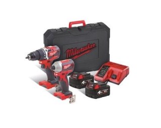 ZESTAW WIERT-WKRĘT. M18 CBLDD + ZAKRĘTARKA M18 CBLID 2*4.0AH MILWAUKEE