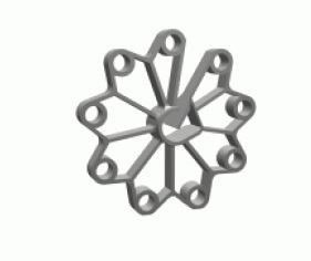 PODKŁADKA PLASTIKOWA PUNKTOWA PADIX 50/6-20 RING UN