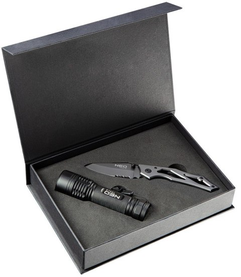 ZESTAW LATARKA+NÓŻ NEO