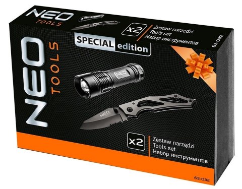 ZESTAW LATARKA+NÓŻ NEO