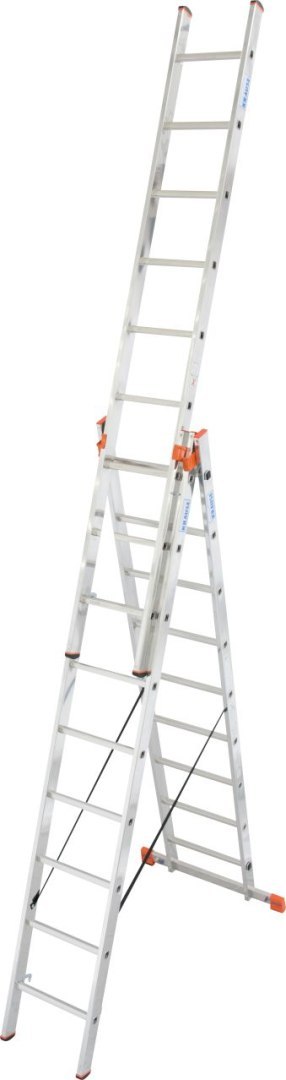 DRABINA ALUMINIOWA 3-ELEMENTOWA TRIBILO 3*9 SZCZEBLI KRAUSE