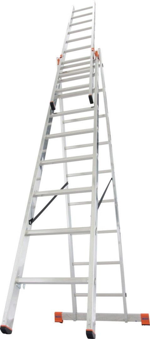 DRABINA ALUMINIOWA 3-ELEMENTOWA TRIBILO 3*9 SZCZEBLI KRAUSE