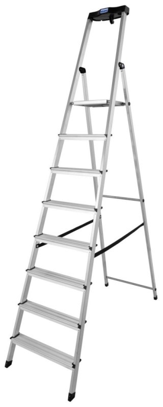 DRABINA ALUMINIOWA WOLNOSTOJĄCA SAFETY 8 SZCZEBLI KRAUSE