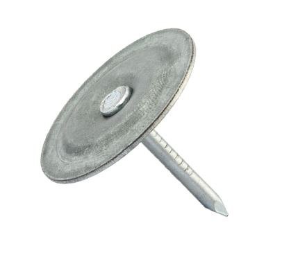 GWOŹDZIE PAPOWE OCYNKOWANE 3.0*30MM Z PODKŁADKĄ UN