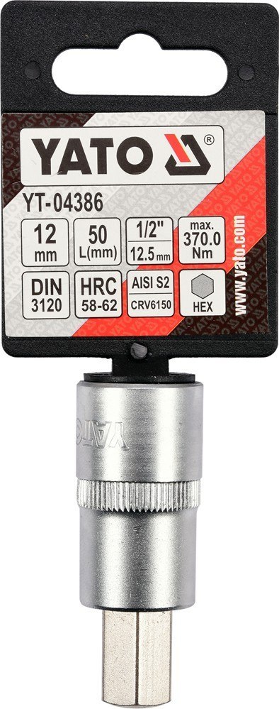 KLUCZ TRZPIENIOWY L55MM HEX 1/2' 12MM YATO